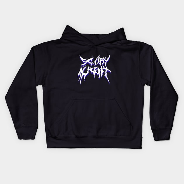 Scary Night halloween Kids Hoodie by fourdsign